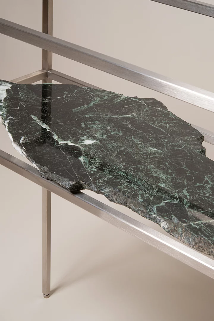 Stainless-Steel-Green-Marble-Side-Table-Contemporary-Collectible-Design