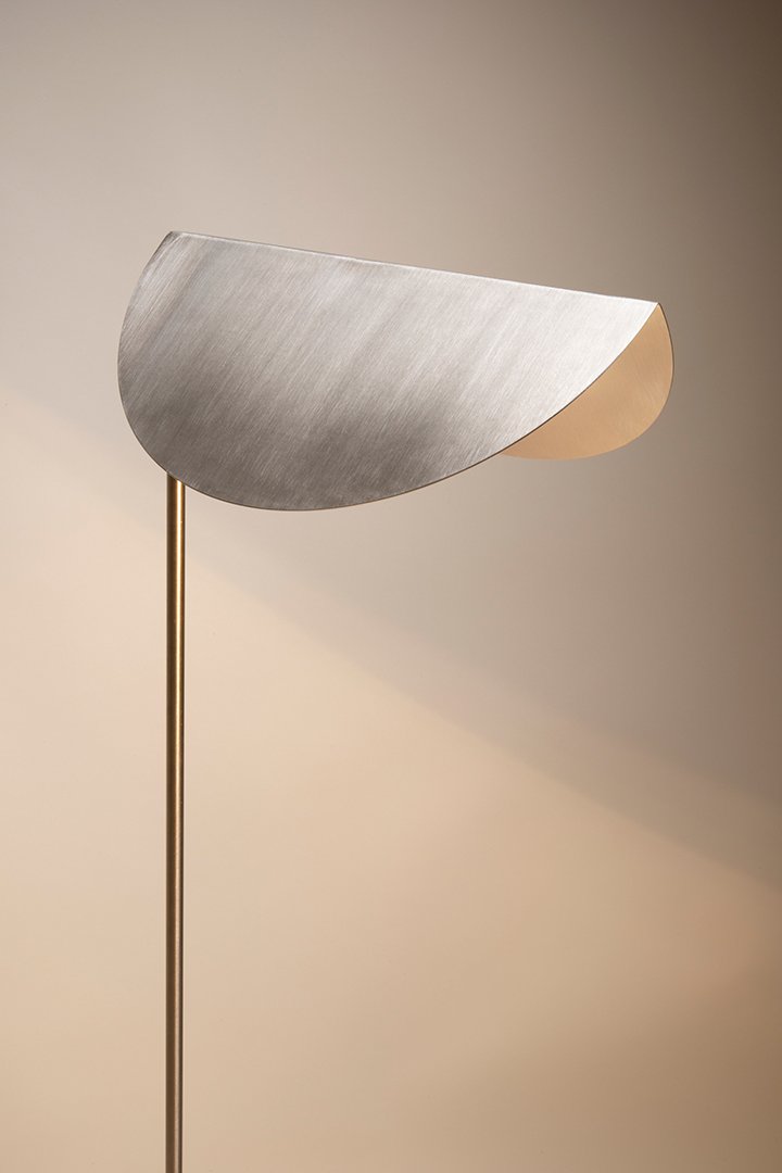 Contemporary Collectible Design Stainless Steel Floor Lamp Metal lighting