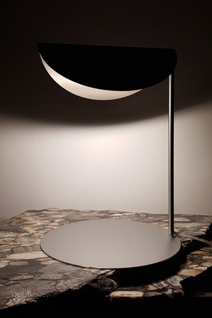 Contemporary Collectible Design Stainless Steel Desk Lamp