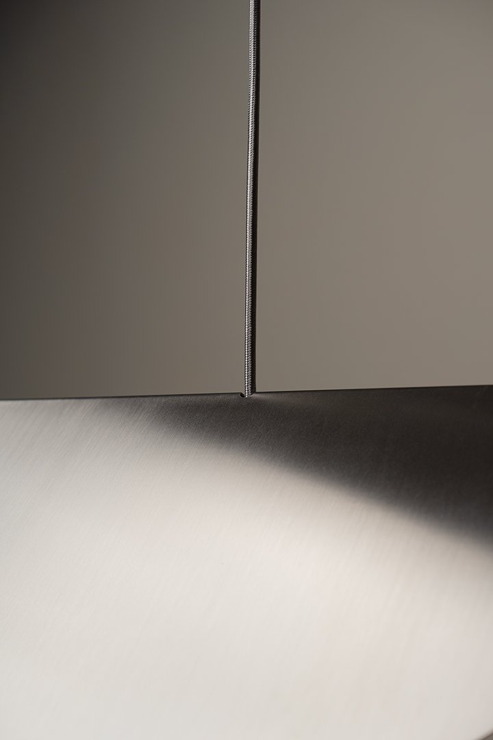 Metal-Hanging-Lamp Modern Hanging Lamp in Stainless Steel Metal