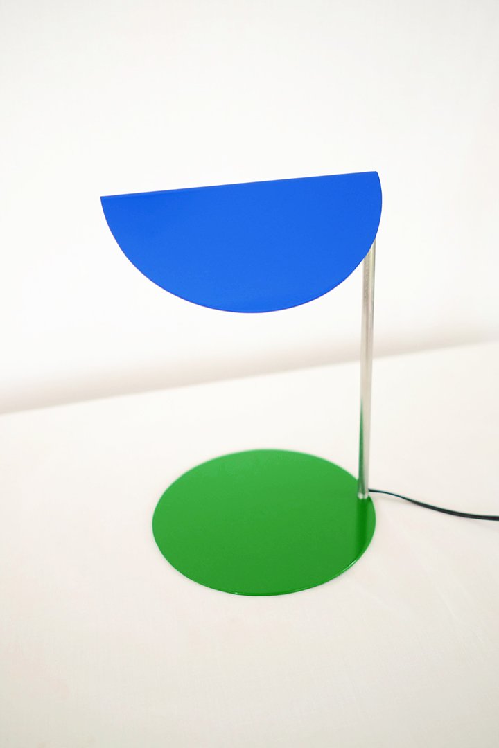 Colorful Stainless Steel Metal Desk Lamp in Three Colors: Green, Red and Blue