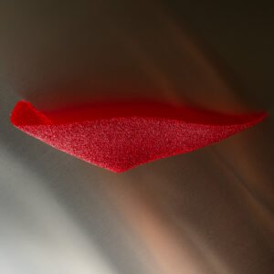Red glass wall sconce applique lamp