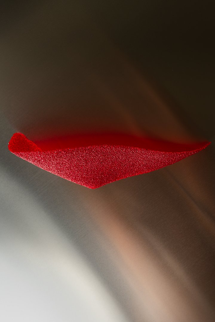 Red glass wall sconce applique lamp