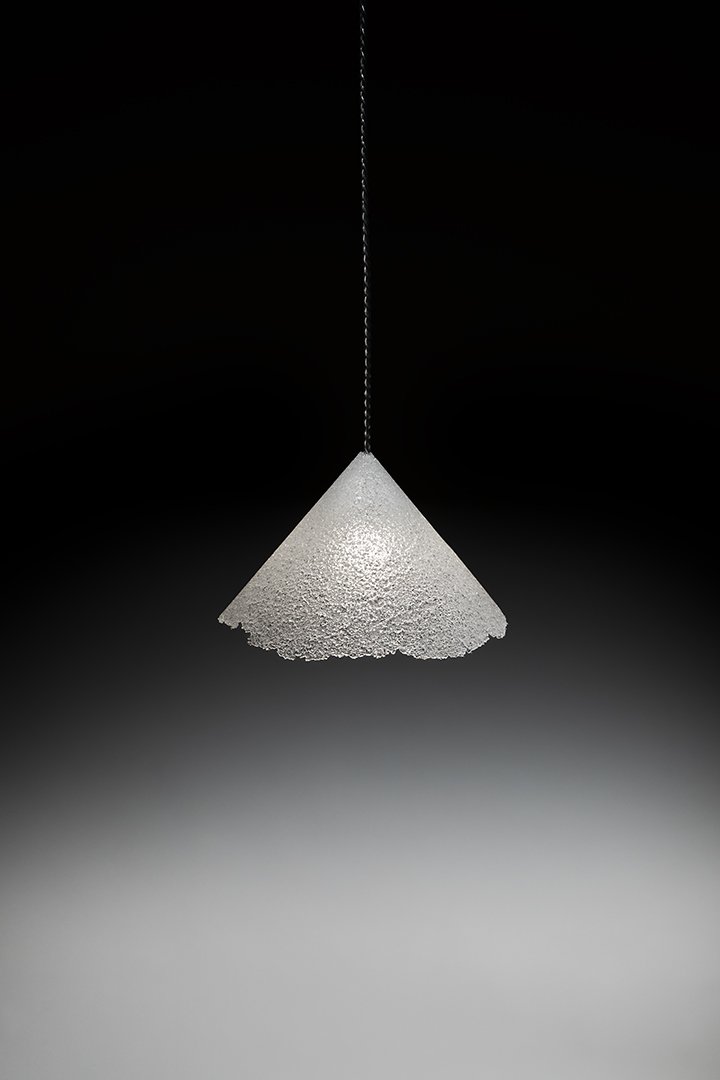 Glass Cone Lamp
