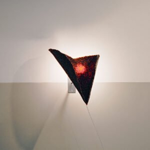wall sconce lamp applique in pate de verre glass Wall sconce lamp applique in artisanal glass